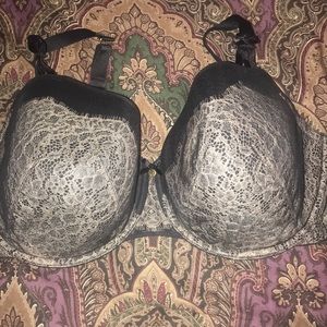 Lane Bryant lined wired bra 44DDD 44F